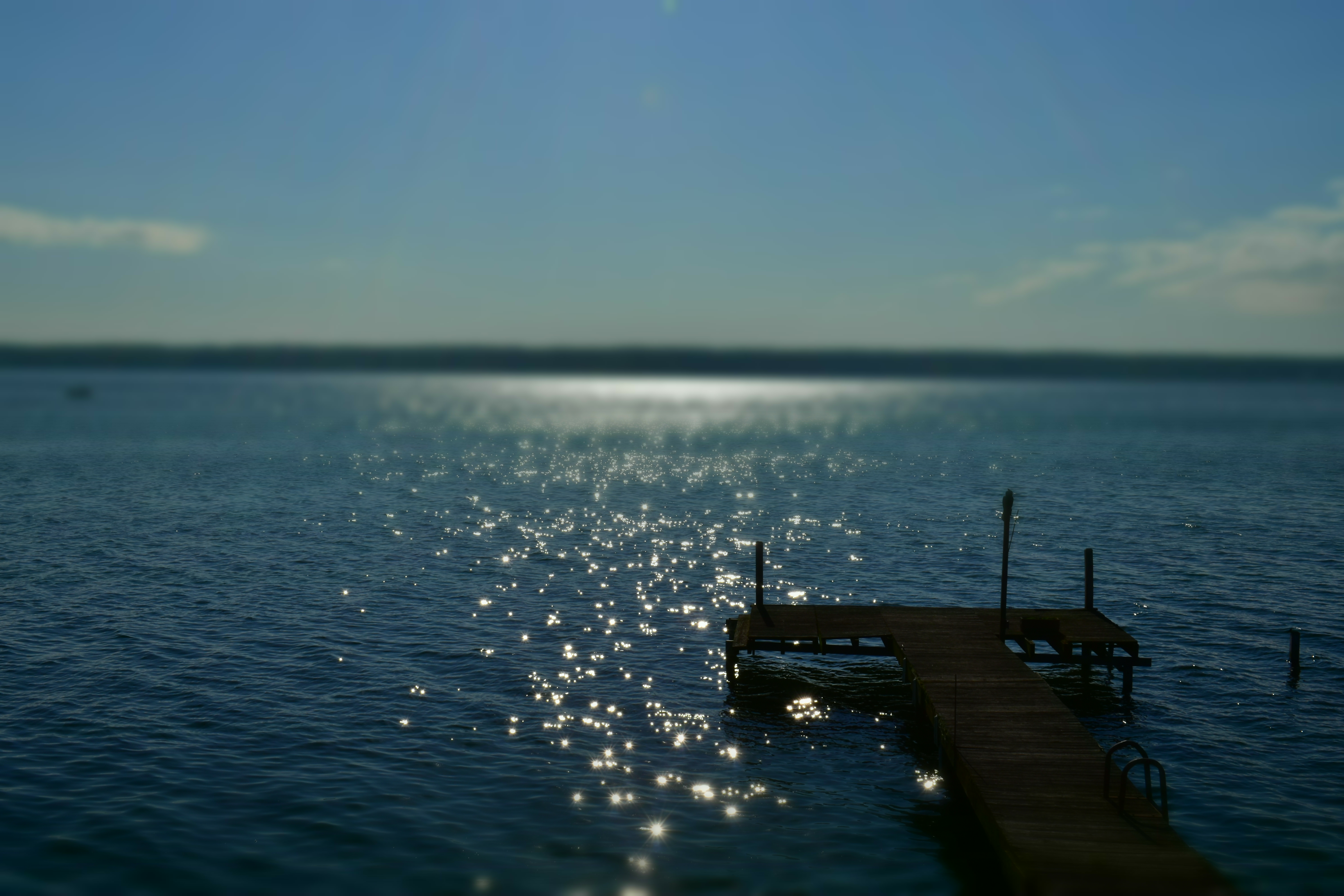 Sunlight on Cayuga Lake in Ithaca